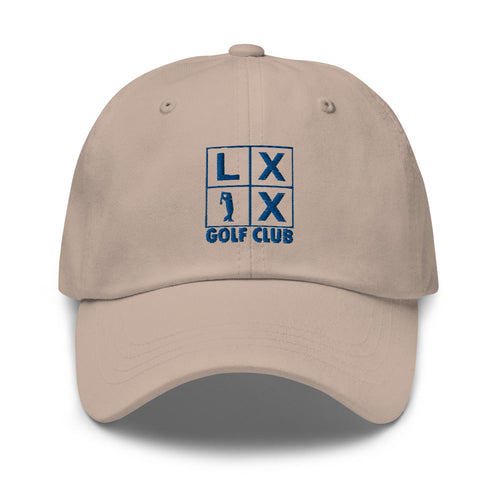 LXIX GOLF CLUB LXIX GOLF CLUB Four Box Logo Dad Hat - Blue Logo
