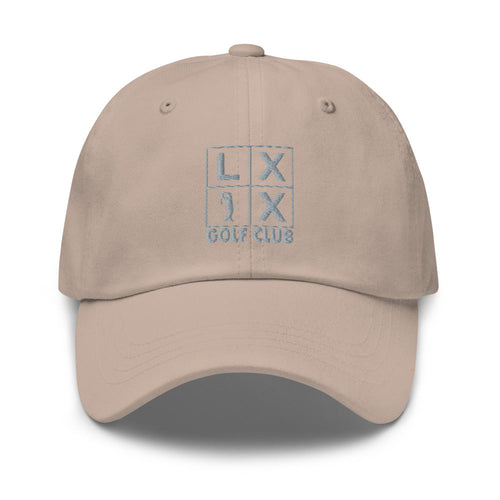LXIX GOLF CLUB LXIX GOLF CLUB Four Box Logo Dad Hat - Gray Logo