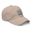 LXIX GOLF CLUB LXIX GOLF CLUB Four Box Logo Dad Hat - Blue Logo