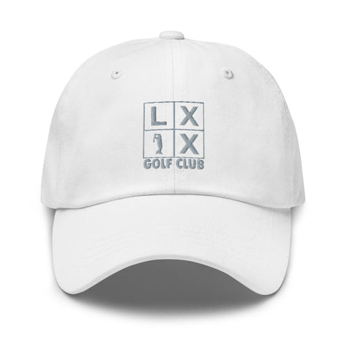 LXIX GOLF CLUB LXIX GOLF CLUB Four Box Logo Dad Hat - Gray Logo