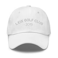 LXIX GOLF CLUB LXIX GOLF CLUB Arch Logo Dad Hat - White Logo