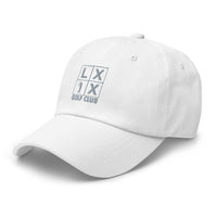 LXIX GOLF CLUB LXIX GOLF CLUB Four Box Logo Dad Hat - Gray Logo