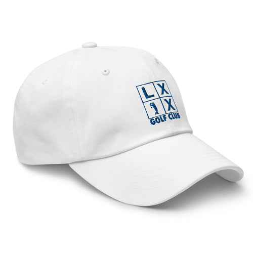 LXIX GOLF CLUB LXIX GOLF CLUB Four Box Logo Dad Hat - Blue Logo