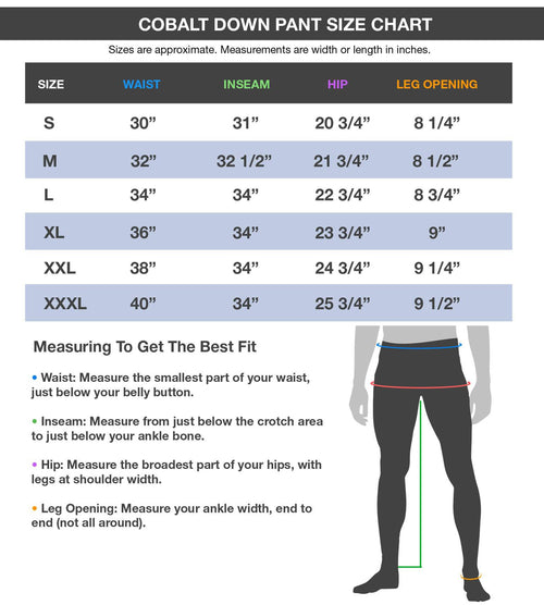 Vycah Cobalt Down Pant - Fall Camo Vycah