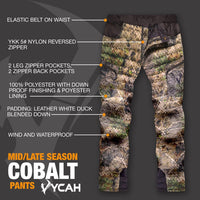 Vycah Cobalt Down Pant - Fall Camo Vycah