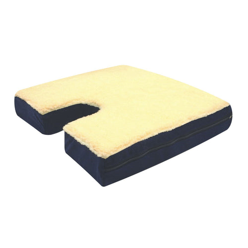 Coccyx Cutout fleece gel cushion RIO Medical Supplies