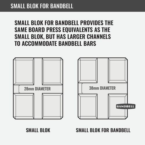 Small Blok for Bandbell Bars Bench Blokz