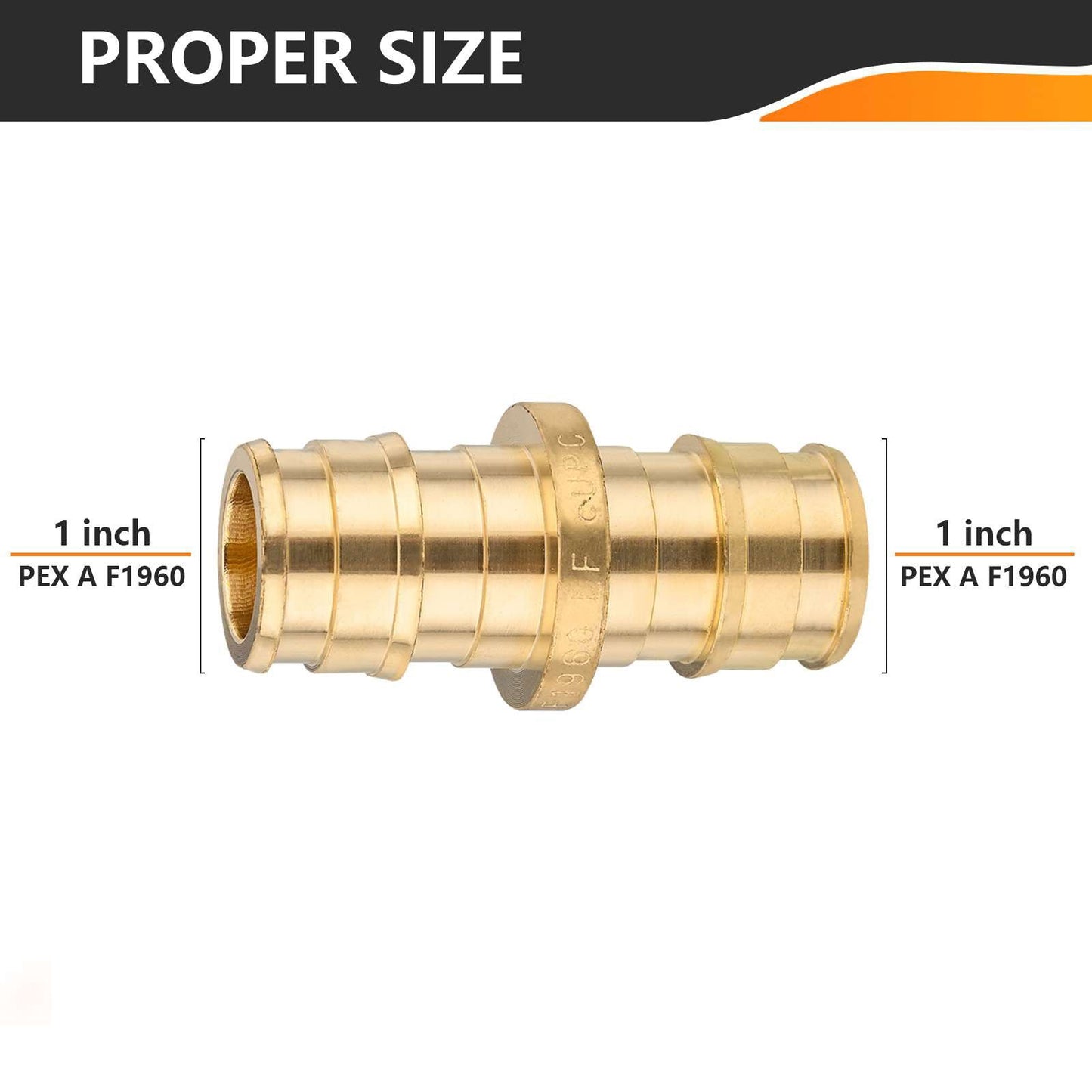 30 Pcs PEX A Expansion 1" PEX x 1" PEX Expansion Coupling Wholesale