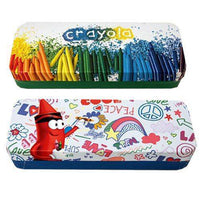 ToyShnip ToyShnip Crayola Pencil Holder Tin Box - Set of 2