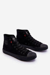 Big Star Black High top Sneakers HTO Apparel