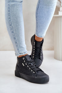 Big Star Eco Leather Sneakers Step in style HTO Apparel