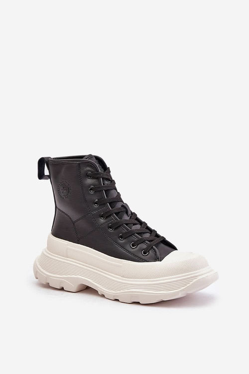 Big Star Natural leather Sneakers Step in style HTO Apparel