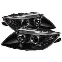 Spyder BMW Z4 03-08 Projector Headlights Halogen Model Only - LED Halo Black PRO-YD-BMWZ403-HL-BK OffRoadUSA.com