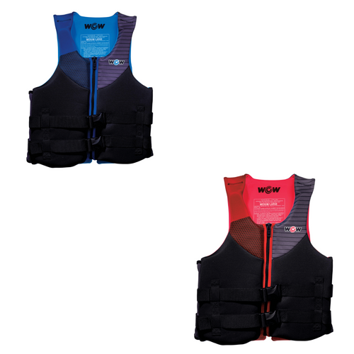 WOW Sports Feel Good Dual Sized Evoprene PFD Personal Floatation Device for Adults Jupiter Gear