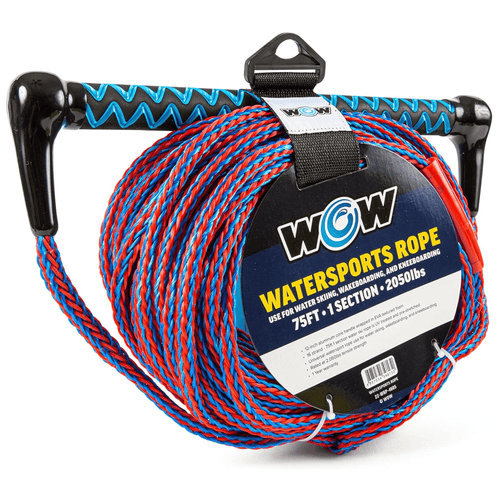WOW Watersports 75ft Watersports Tow Rope with EVA Handle Jupiter Gear