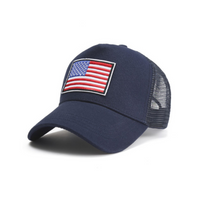 American Flag Trucker Hat with Adjustable Strap Jupiter Gear