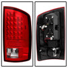 Spyder Dodge Ram 07-08 1500/Ram 07-09 2500/3500 LED Tail Lights Red Clear ALT-YD-DRAM06-LED-RC OffRoadUSA.com