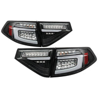 Spyder 08-14 Subara Impreza WRX Hatchback LED Tail Lights Seq Signal Black ALT-YD-SI085D-SEQ-BK OffRoadUSA.com