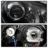 Spyder Porsche Cayenne 03-06 Projector Xenon/HID Model- DRL LED Blk PRO-YD-PCAY03-HID-DRL-BK OffRoadUSA.com