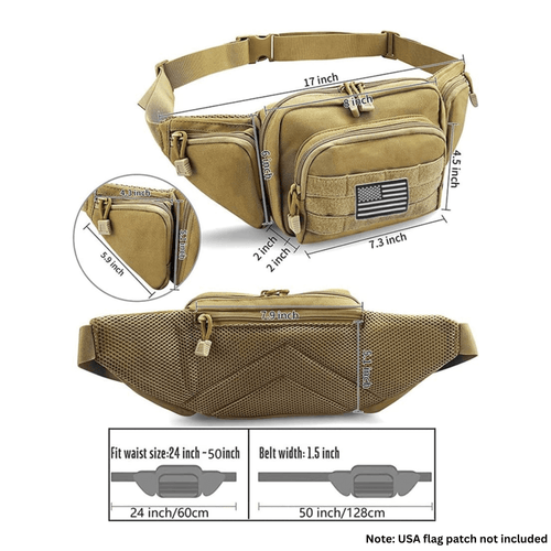 Tactical Waist Bag & MOLLE EDC Pouch For Outdoor Activities Jupiter Gear