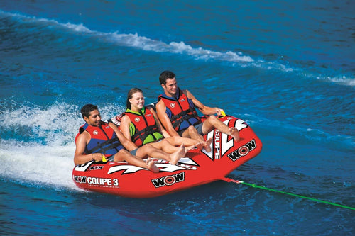 WOW Sports 3-Person Coupe Cockpit Towable (21-1080) Jupiter Gear