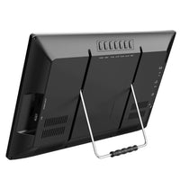 Portable 16" 12 Volt Digital LED TV with USB, SD, and HDMI Input: Built-in Rechargeable Lithium Ion Battery and FM Radio Jupiter Gear