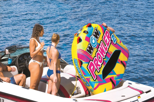 WOW Sports Prowler Towable 2 Person 2P Starter Kit with 12V Pump & 2K Tow Rope (22-WTO-3991-X) Jupiter Gear