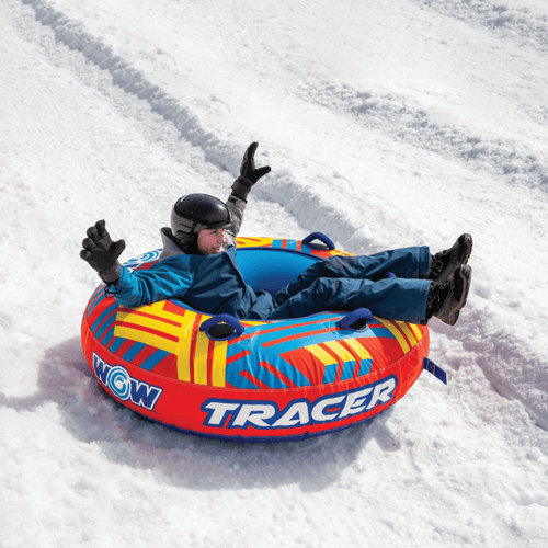 WOW Sports Tracer Snow Tube Towable for Summer & Winter Action Jupiter Gear