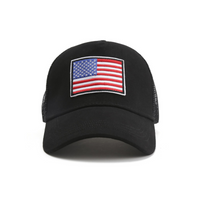American Flag Trucker Hat with Adjustable Strap Jupiter Gear