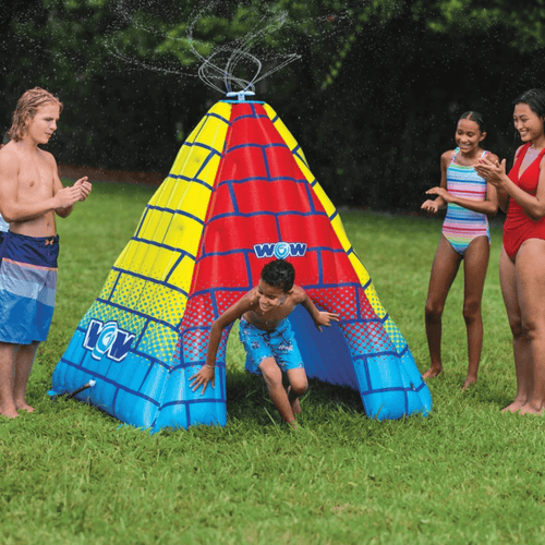WOW Watersports 5.5ft Rainbow Pyramid Backyard Sprinkler Jupiter Gear