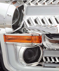 AlphaRex 15-17 Ford F150 PRO-Series Halogen Projector Headlights Chrome OffRoadUSA.com