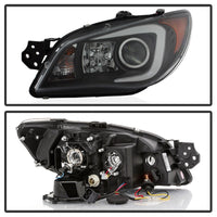 Spyder Subaru WRX 2006-2007 Projector Headlights - Halogen Only - Black PRO-YD-SWRX06-LBDRL-BK OffRoadUSA.com
