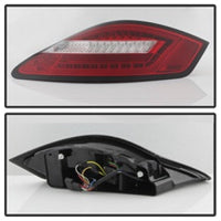 Spyder Porsche 987 Cayman 06-08 / Boxster 05-08 LED Tail Lights - Red Clear ALT-YD-P98705-LED-RC OffRoadUSA.com