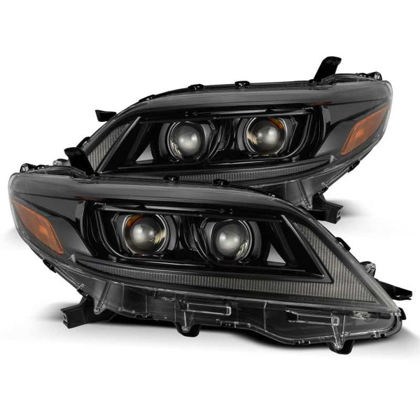 AlphaRex 11-20 Toyota Sienna LUXX-Series Projector Headlights Alpha-Black OffRoadUSA.com