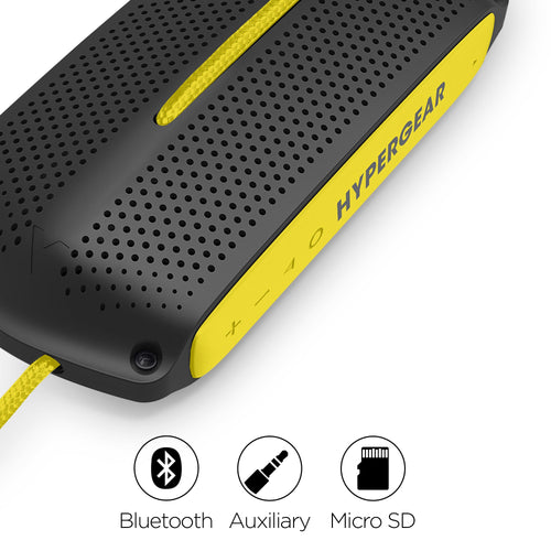 HyperGear Wave Water Resistant Wireless Speaker with Extended Battery Life (WATER-PRNT) Jupiter Gear
