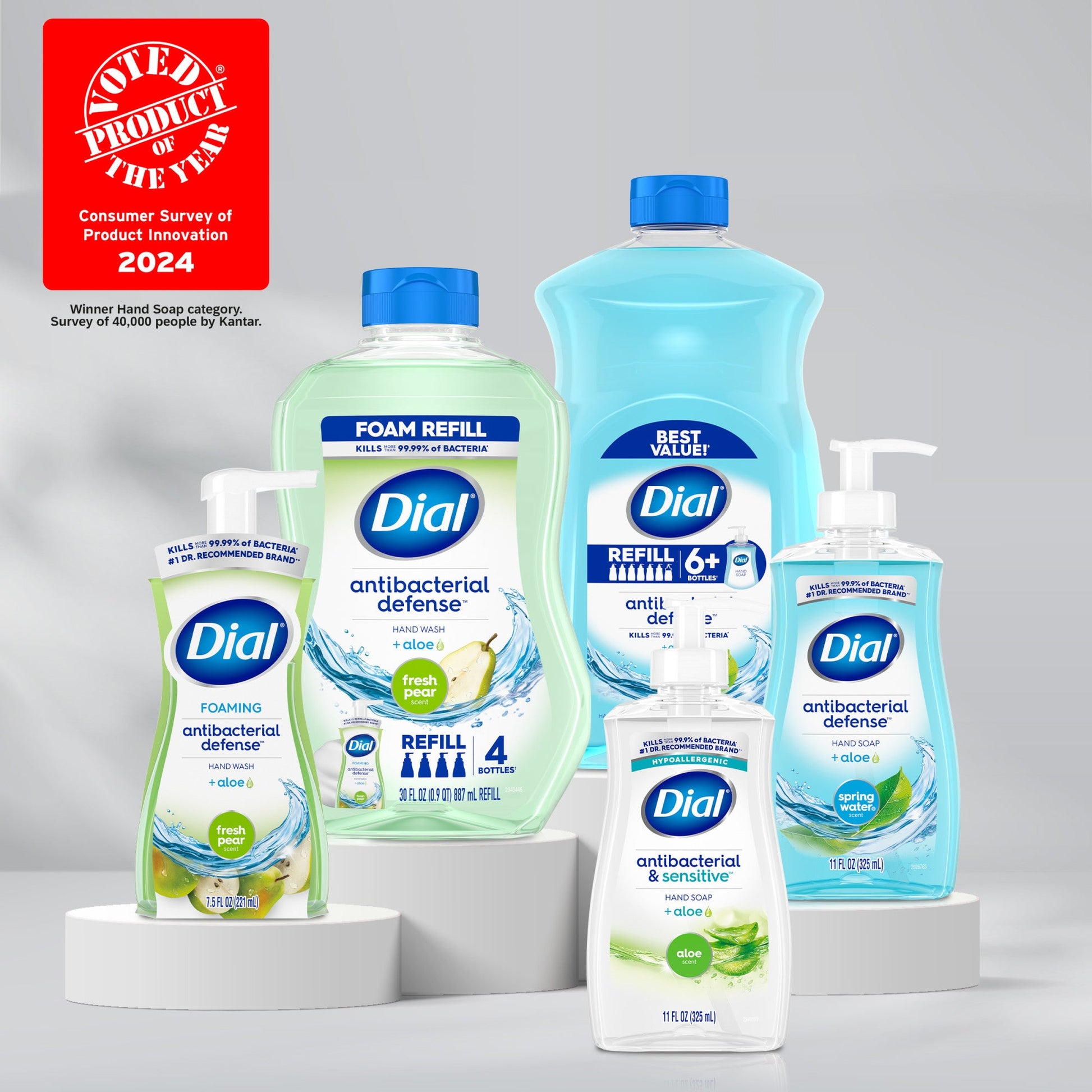 Dial Liquid Hand Soap Refill, Coconut Water & Mango, 52 fl oz EasyOptionXY LLC