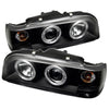 Spyder Volvo 850 93-97 Projector Headlights LED Halo Black High H1 Low H1 PRO-YD-VO85092-HL-BK OffRoadUSA.com