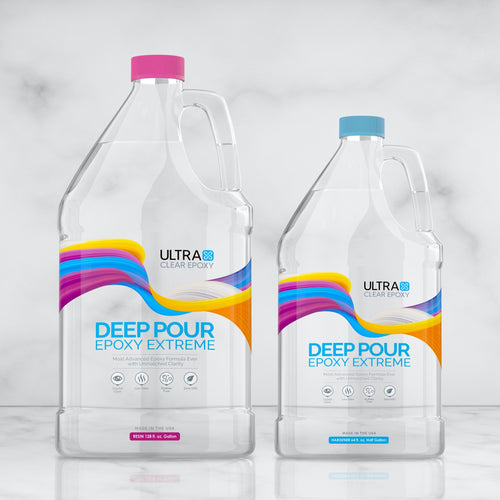 UltraClear Deep Pour Epoxy Resin - 1.5 Gallon Professional Grade Crystal Clear UltraClear Epoxy