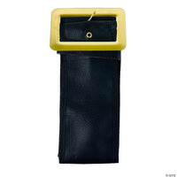 Deluxe Bound Vinyl Santa Belt - Large The Costume Emporium