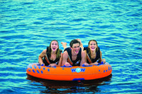 WOW Sports Nova 3 Person 3P Towable Deck Tube (22-WTO-3985) Jupiter Gear
