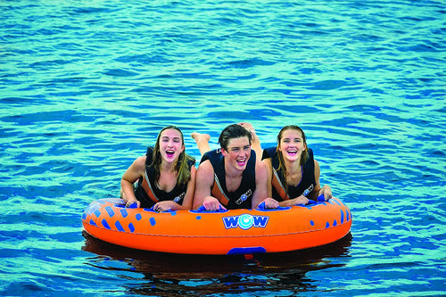 WOW Sports Nova 3 Person 3P Towable Deck Tube (22-WTO-3985) Jupiter Gear
