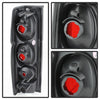 Spyder Nissan Hardbody 86-97 Euro Style Tail Lights Black Smoke ALT-YD-NH86-BSM OffRoadUSA.com