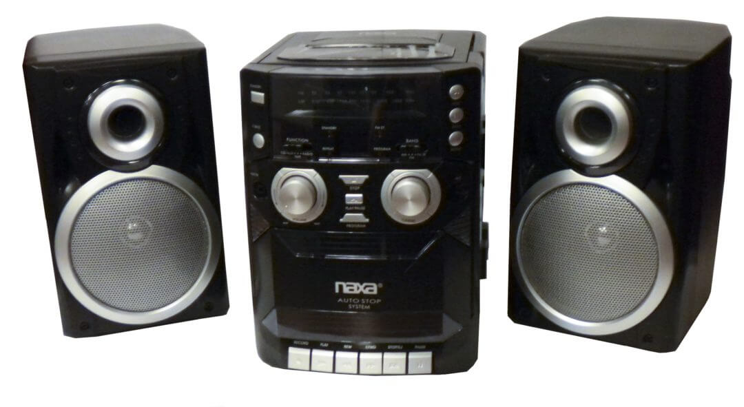 Portable CD Player with AM/FM Stereo Radio Cassette Player/Recorder Jupiter Gear