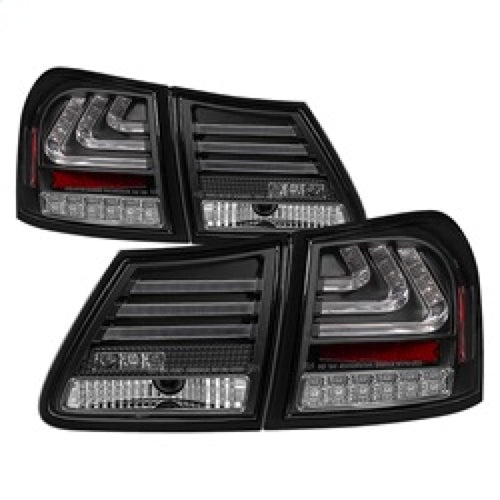 Spyder 07-11 Lexus GS 350 LED Tail Lights Black ALT-YD-LGS06-LED-BK OffRoadUSA.com