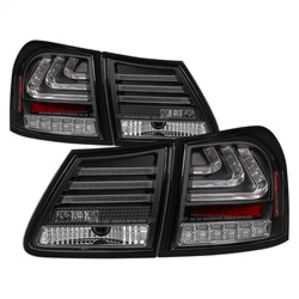 Spyder 07-11 Lexus GS 350 LED Tail Lights Black ALT-YD-LGS06-LED-BK OffRoadUSA.com