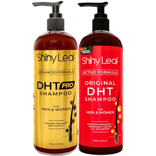 Shiny Leaf Shiny Leaf DHT Pro Shampoo and DHT Original Shampoo Bundle