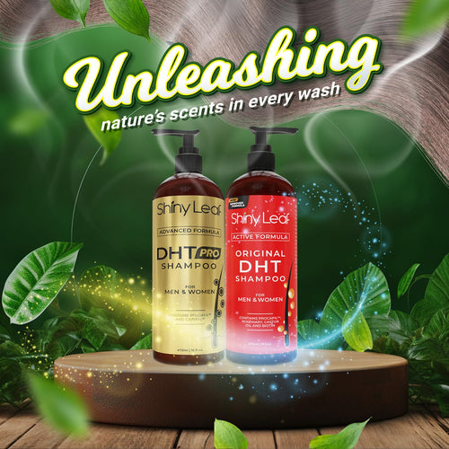 Shiny Leaf Shiny Leaf DHT Pro Shampoo and DHT Original Shampoo Bundle