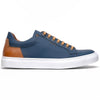 Zelli Italia Zelli Italia 65-229-NVY Diaz Rubberized Calfskin Sneaker Navy