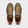 Zelli Italia 65-229-OLV Diaz Rubberized Calfskin Sneaker Olive Green