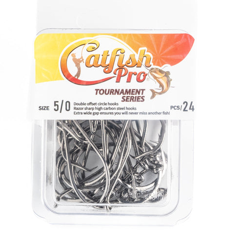 Double Offset Circle Hooks 5/0 - Value Pack Catfish Pro